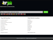 Tablet Screenshot of iorjob.com